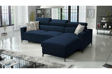 Galbally 3-sits Hörnbäddsoffa Dark blue - Products - Möbler - Soffa - Bäddsoffa - Bäddsoffa divan