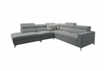 Galbally 4-sits Hörnbäddsoffa Grey - Products - Möbler - Soffa - Bäddsoffa - Hörnbäddsoffa
