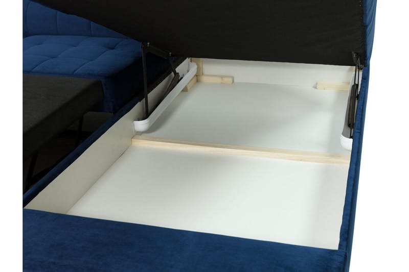 Kintore 3-sits Hörnbäddsoffa Black - Products - Möbler - Soffa - Bäddsoffa - Hörnbäddsoffa