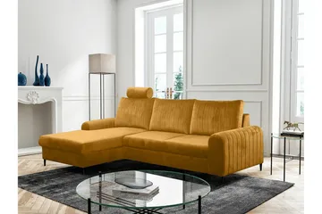 Kintore 3-sits Hörnbäddsoffa Yellow - Products - Möbler - Soffa - Bäddsoffa - Hörnbäddsoffa