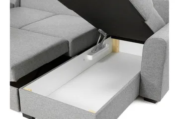 Kintore 6-sits Hörnbäddsoffa Beige/Light beige - Products - Möbler - Soffa - Bäddsoffa - Bäddsoffa divan