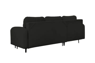 Knocklong 3-sits Hörnbäddsoffa Black - Products - Möbler - Soffa - Bäddsoffa - Hörnbäddsoffa