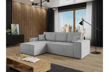 Knocklong 3-sits Hörnbäddsoffa - Grå - Products - Möbler - Soffa - Bäddsoffa - Hörnbäddsoffa