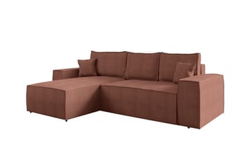 Knocklong 3-sits Hörnbäddsoffa - Rosa - Products - Möbler - Soffa - Bäddsoffa - Hörnbäddsoffa
