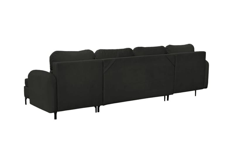 Knocklong 4-sits Hörnbäddsoffa Black - Products - Möbler - Soffa - Bäddsoffa - Hörnbäddsoffa
