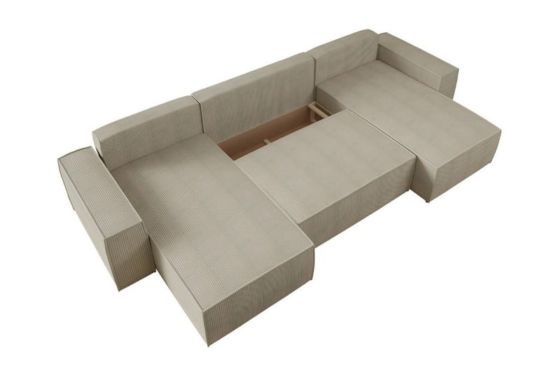 Knocklong 4-sits Hörnbäddsoffa - Ljusbrun - Products - Möbler - Soffa - Bäddsoffa - Hörnbäddsoffa