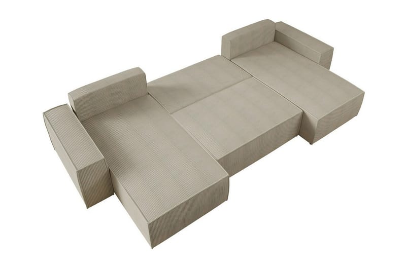 Knocklong 4-sits Hörnbäddsoffa - Ljusbrun - Products - Möbler - Soffa - Bäddsoffa - Hörnbäddsoffa