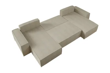 Knocklong 4-sits Hörnbäddsoffa - Ljusgrå - Products - Möbler - Soffa - Bäddsoffa - Hörnbäddsoffa