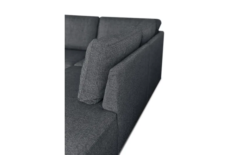 Leo Bäddsoffa 3-sits med Schäslong Höger - Mörkgrå - Products - Möbler - Soffa - Bäddsoffa - Bäddsoffa divan