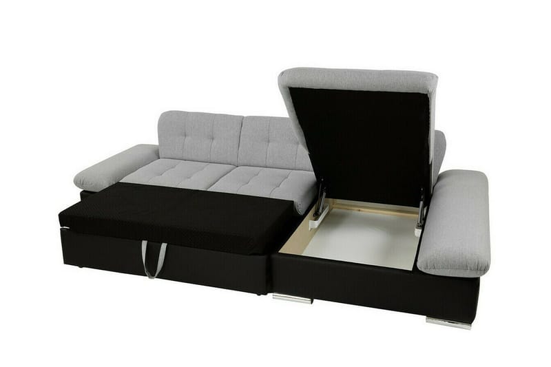 Lomux 3-sits Hörnbäddsoffa Beige/Light beige - Products - Möbler - Soffa - Bäddsoffa - Bäddsoffa divan