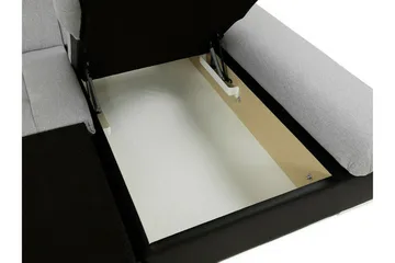 Lomux 3-sits Hörnbäddsoffa Beige/Light beige - Products - Möbler - Soffa - Bäddsoffa - Bäddsoffa divan