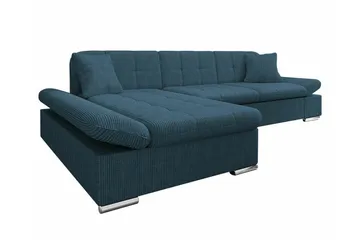 Lomux 3-sits Hörnbäddsoffa blue - Products - Möbler - Soffa - Bäddsoffa - Bäddsoffa längsbäddad