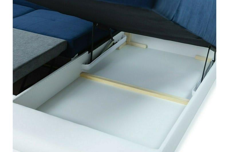 Reginia 4-sits Hörnbäddsoffa 375 cm Dark blue - Products - Möbler - Soffa - Bäddsoffa - Bäddsoffa divan