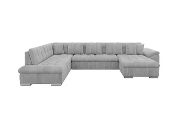 Sakri 5-sits Hörnbäddsoffa Light grey/Dark grey - Products - Möbler - Soffa - Bäddsoffa - Bäddsoffa divan