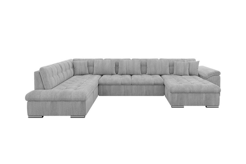 Sakri 5-sits Hörnbäddsoffa Light grey/Dark grey - Products - Möbler - Soffa - Bäddsoffa - Bäddsoffa divan