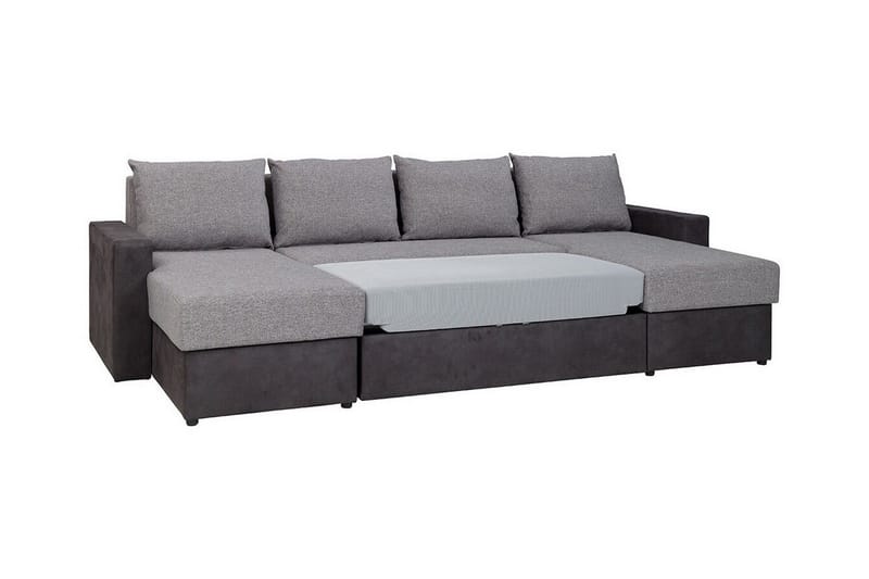Staffin 4-sits Hörnbäddsoffa Ljusgrå - Products - Möbler - Soffa - Bäddsoffa - Hörnbäddsoffa