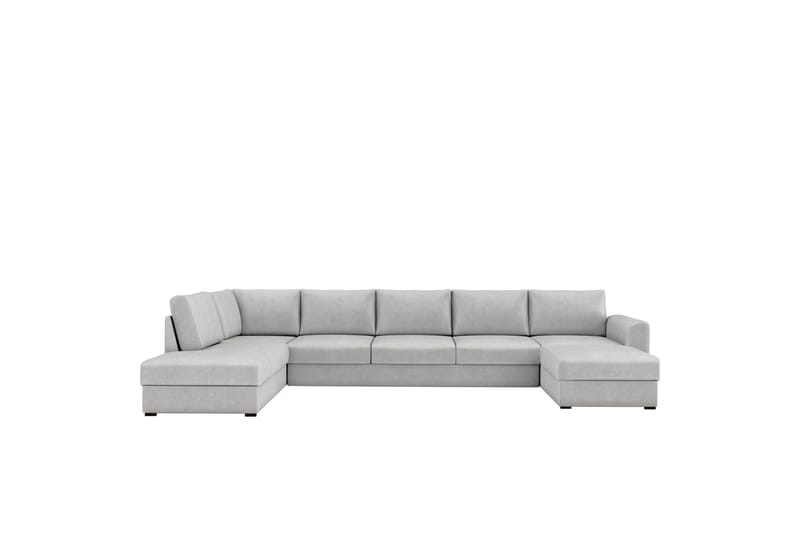 Taberk Bäddsoffa med Divan och Schäslong 5-sits - Grå - Products - Möbler - Soffa - Bäddsoffa - Bäddsoffa divan