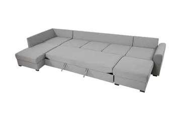 Taberk Bäddsoffa med Divan och Schäslong 5-sits - Grön - Products - Möbler - Soffa - Bäddsoffa - Bäddsoffa divan