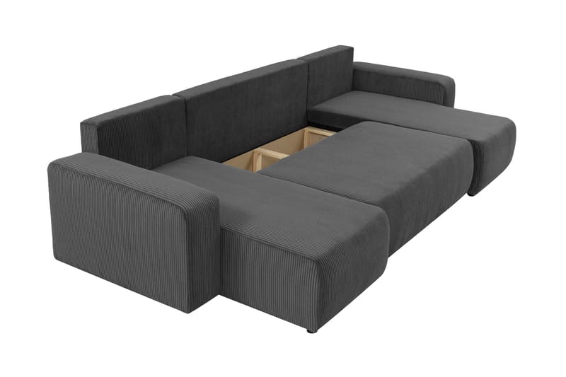 Barile Soffa Dubbeldivan 4-sits - Ljusgrå - Products - Möbler - Soffa - U-soffa