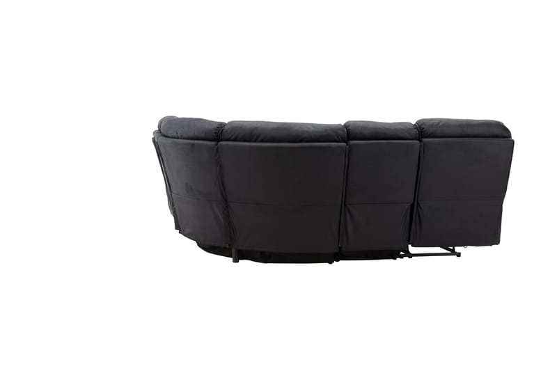 Saranda Reclinersoffa - Svart - Products - Möbler - Soffa - Biosoffa & reclinersoffa - 4 sits biosoffa & reclinersoffa