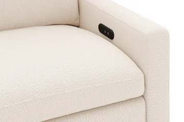 Barsele 2-sits Elektrisk Reclinersoffa - Beige - Products - Möbler - Soffa - Biosoffa & reclinersoffa