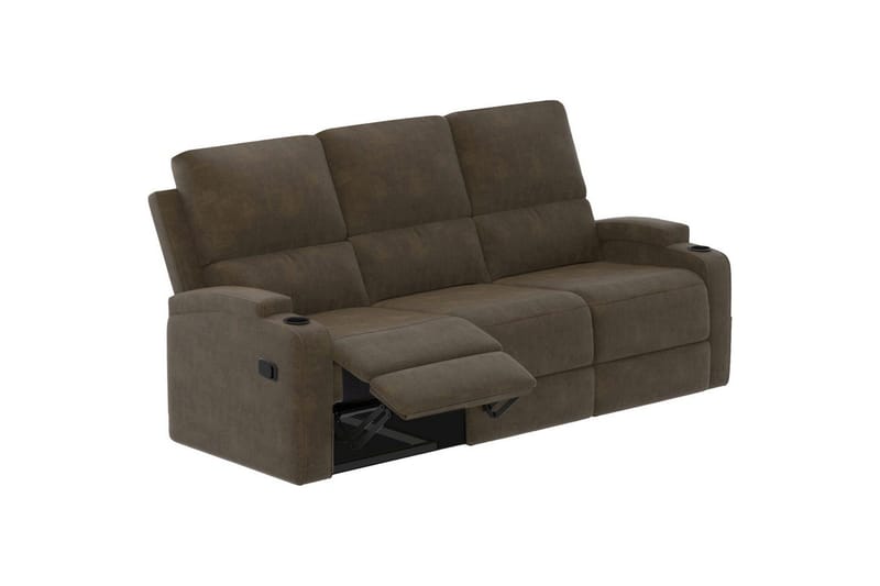 Dallas Reclinersoffa 3-sits - Brun - Products - Möbler - Soffa - Biosoffa & reclinersoffa