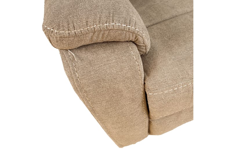 Mimi Reclinersoffa 2-sits 153x93x102 cm Ljusgrå Bok - Products - Möbler - Soffa - Biosoffa & reclinersoffa