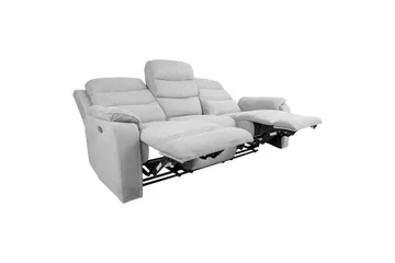 Mimi Reclinersoffa 3-sits Ljusgrå - Products - Möbler - Soffa - Biosoffa & reclinersoffa