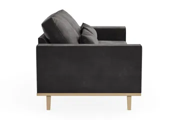 Copenhagen 2-sits Sammetssoffa - Mörkgrå - Products - Möbler - Soffa - Sammetssoffa