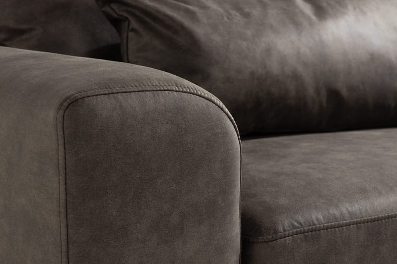 Copenhagen 2-sits Soffa i Konstläder - Mörkgrå - Products - Möbler - Soffa - 2 sits soffa