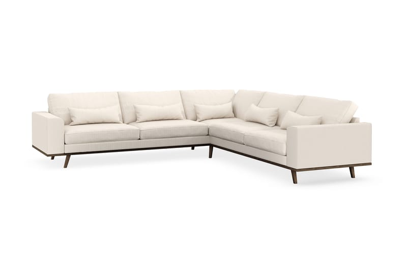 Copenhagen 6-sits L-formad Hörnsoffa i Manchester - Beige - Products - Möbler - Soffa - Hörnsoffa