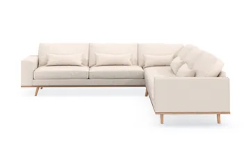 Copenhagen 6-sits L-formad Hörnsoffa i Manchester - Beige - Products - Möbler - Soffa - Hörnsoffa