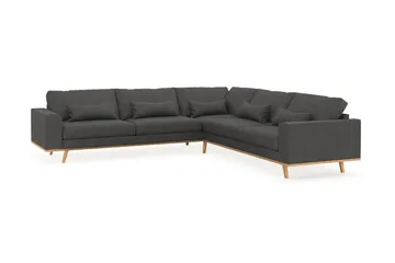 Copenhagen 6-sits L-formad Hörnsoffa i Manchester - Mörkgrå - Products - Möbler - Soffa - Hörnsoffa