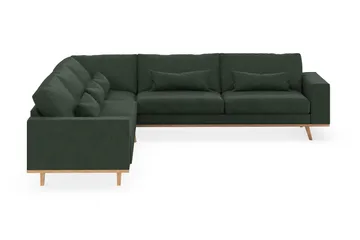 Copenhagen 6-sits L-formad Hörnsoffa i Manchester - Mörkgrön - Products - Möbler - Soffa - Hörnsoffa