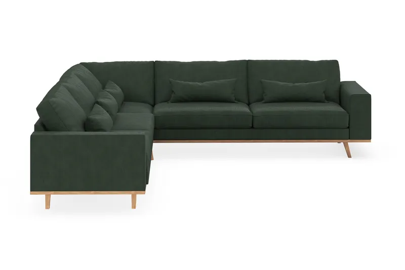 Copenhagen 6-sits L-formad Hörnsoffa i Manchester - Mörkgrön - Products - Möbler - Soffa - Hörnsoffa