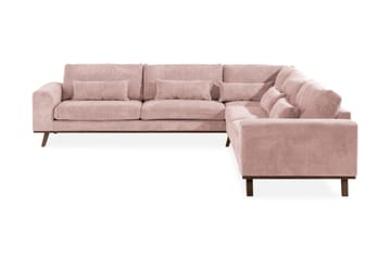 Copenhagen 6-sits L-formad Hörnsoffa i Manchester - Rosa - Products - Möbler - Soffa - Hörnsoffa