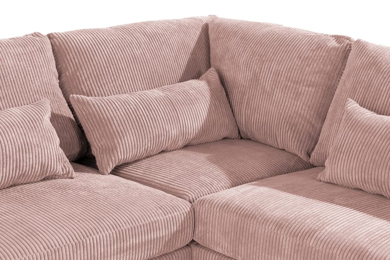 Copenhagen 6-sits L-formad Hörnsoffa i Manchester - Rosa - Products - Möbler - Soffa - Hörnsoffa