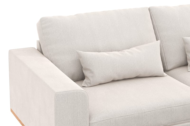 Copenhagen 6-sits L-formad Hörnsoffa i Sammet - Krämvit - Products - Möbler - Soffa - Sammetssoffa