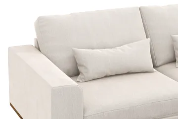 Copenhagen 6-sits L-formad Hörnsoffa i Sammet - Krämvit - Products - Möbler - Soffa - Sammetssoffa