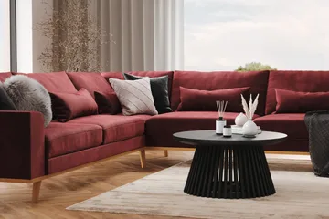 Copenhagen 6-sits L-formad Hörnsoffa i Sammet - Lila - Products - Möbler - Soffa - Sammetssoffa
