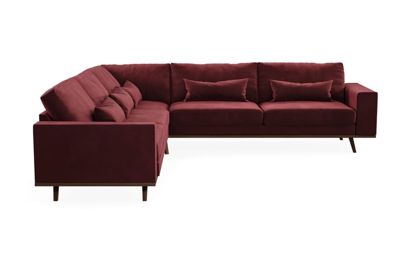 Copenhagen 6-sits L-formad Hörnsoffa i Sammet - Lila - Products - Möbler - Soffa - Sammetssoffa