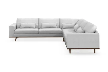 Copenhagen 6-sits L-formad Hörnsoffa i Tyg - Ljusgrå - Products - Möbler - Soffa - Hörnsoffa