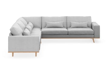 Copenhagen 6-sits L-formad Hörnsoffa i Tyg - Ljusgrå - Products - Möbler - Soffa - Hörnsoffa