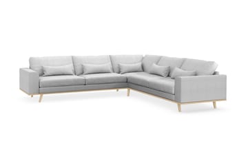 Copenhagen 6-sits L-formad Hörnsoffa i Tyg - Ljusgrå - Products - Möbler - Soffa - Hörnsoffa