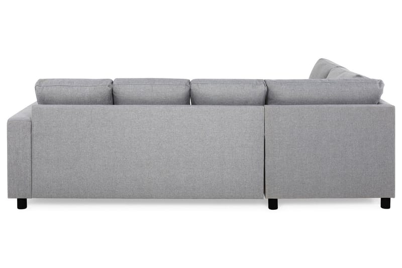 Crazy 4-sits Vänstervänd U-formad Large Soffa med Divan och Schäslong i Tyg - Grå - Products - Möbler - Soffa - U-soffa