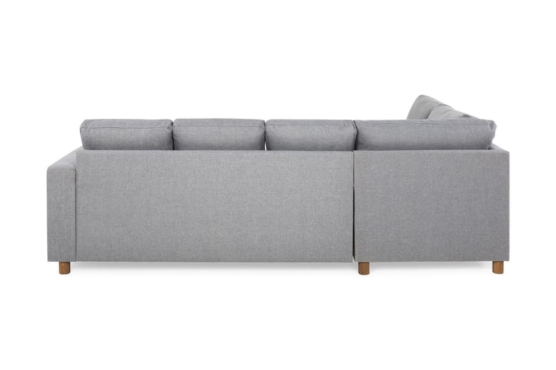Crazy 4-sits Vänstervänd U-formad Large Soffa med Divan och Schäslong i Tyg - Grå - Products - Möbler - Soffa - U-soffa