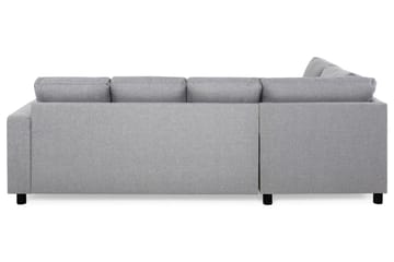 Crazy 4-sits Vänstervänd U-formad Large Soffa med Divan och Schäslong i Tyg - Grå - Products - Möbler - Soffa - U-soffa
