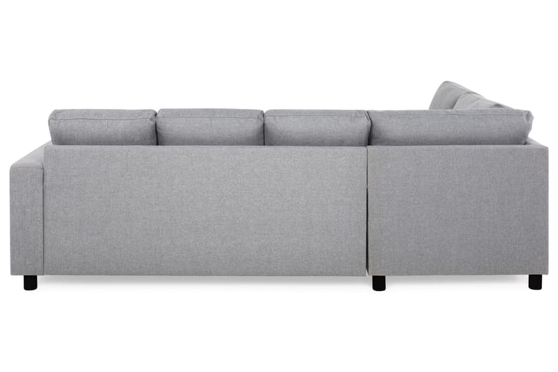 Crazy 4-sits Vänstervänd U-formad Large Soffa med Divan och Schäslong i Tyg - Grå - Products - Möbler - Soffa - U-soffa