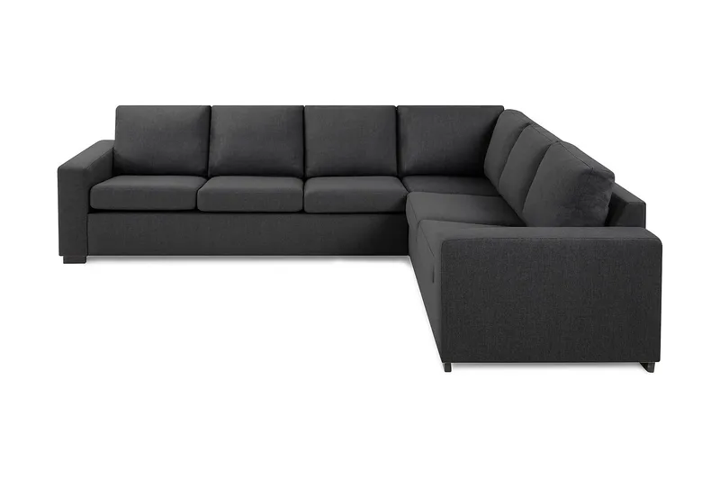 Crazy 5-sits Vändbar L-formad Large Hörnsoffa i Tyg - Mörkgrå - Products - Möbler - Soffa - Hörnsoffa