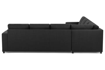Crazy 6-sits Vändbar L-formad X-Large Hörnsoffa i Tyg - Antracit - Products - Möbler - Soffa - Hörnsoffa